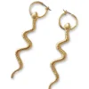 Nicoletta Carlone JEWELRY "Helena" Snake Hoop Earrings 2 Nicoletta Carlone JEWELRY "Helena" Snake Hoop Earrings