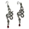 Nicoletta Carlone "Ruth" Silver-tone Serpent And Hand Earrings
