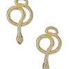 Nicoletta Carlone "Etta" Gold-tone Snake Earrings